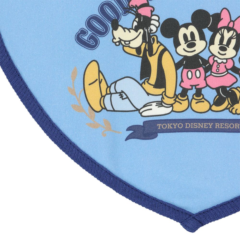 ベビースタイ2枚 ミッキーマウスと仲間たち