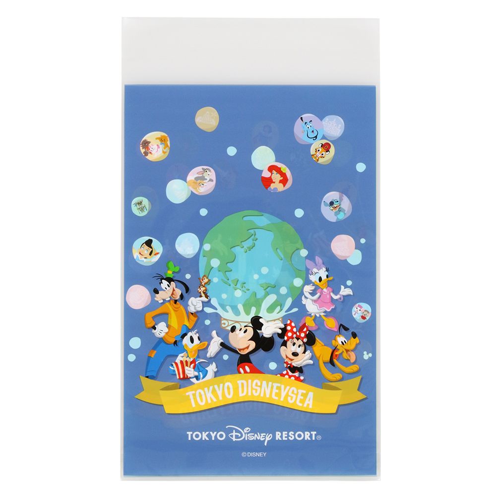 小分け袋4枚 ミッキーマウスと仲間たち