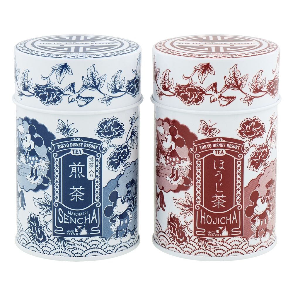日本茶 2缶 ミッキー ミニー