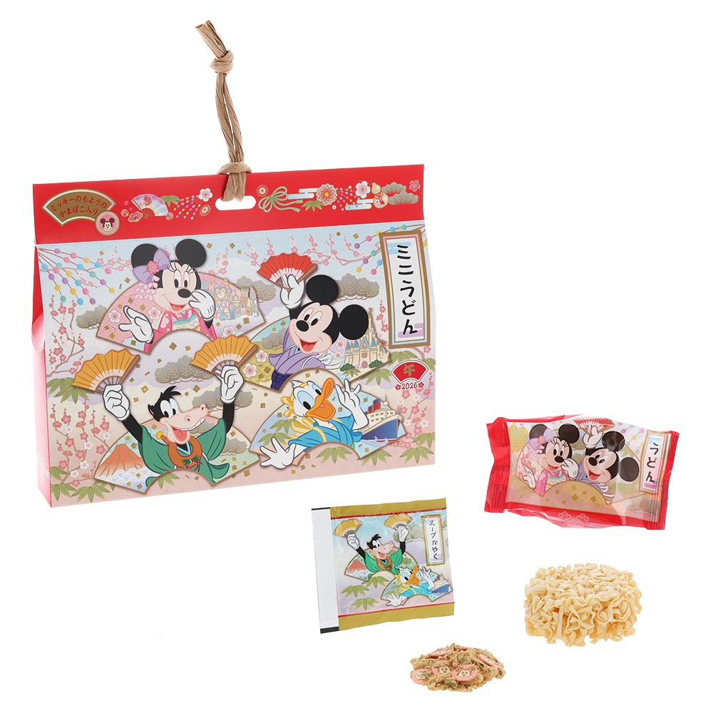 ミニうどん 紙箱 ミッキーマウスと仲間たち