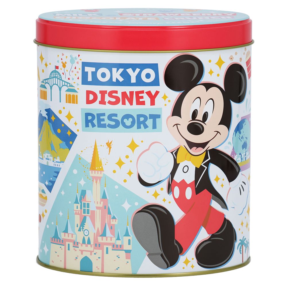 チョコレートクランチ 缶 ミッキー ミニー