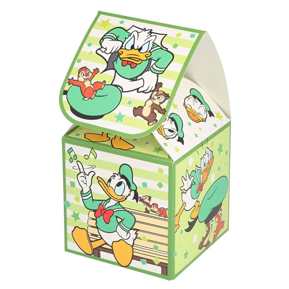 キュービックチョコレートクランチ 紙箱 ドナルド チップ＆デール