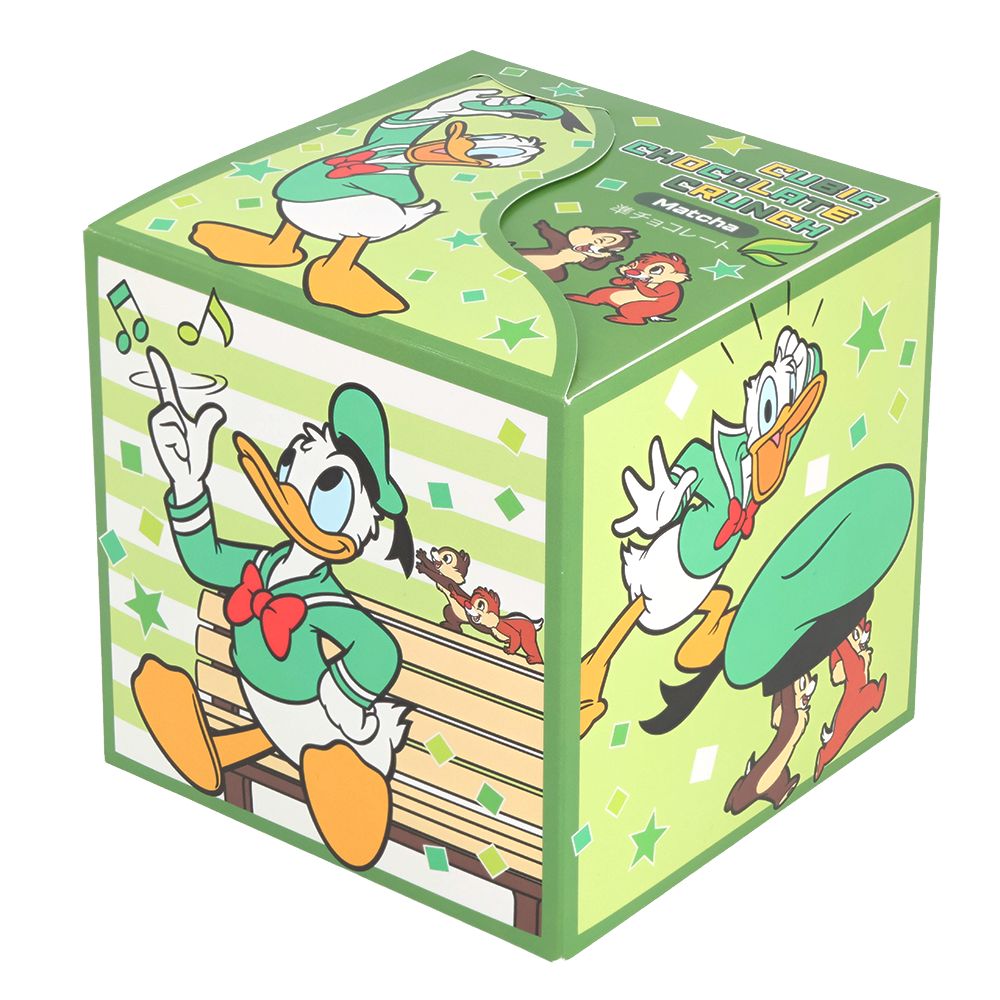 キュービックチョコレートクランチ 紙箱 ドナルド チップ＆デール