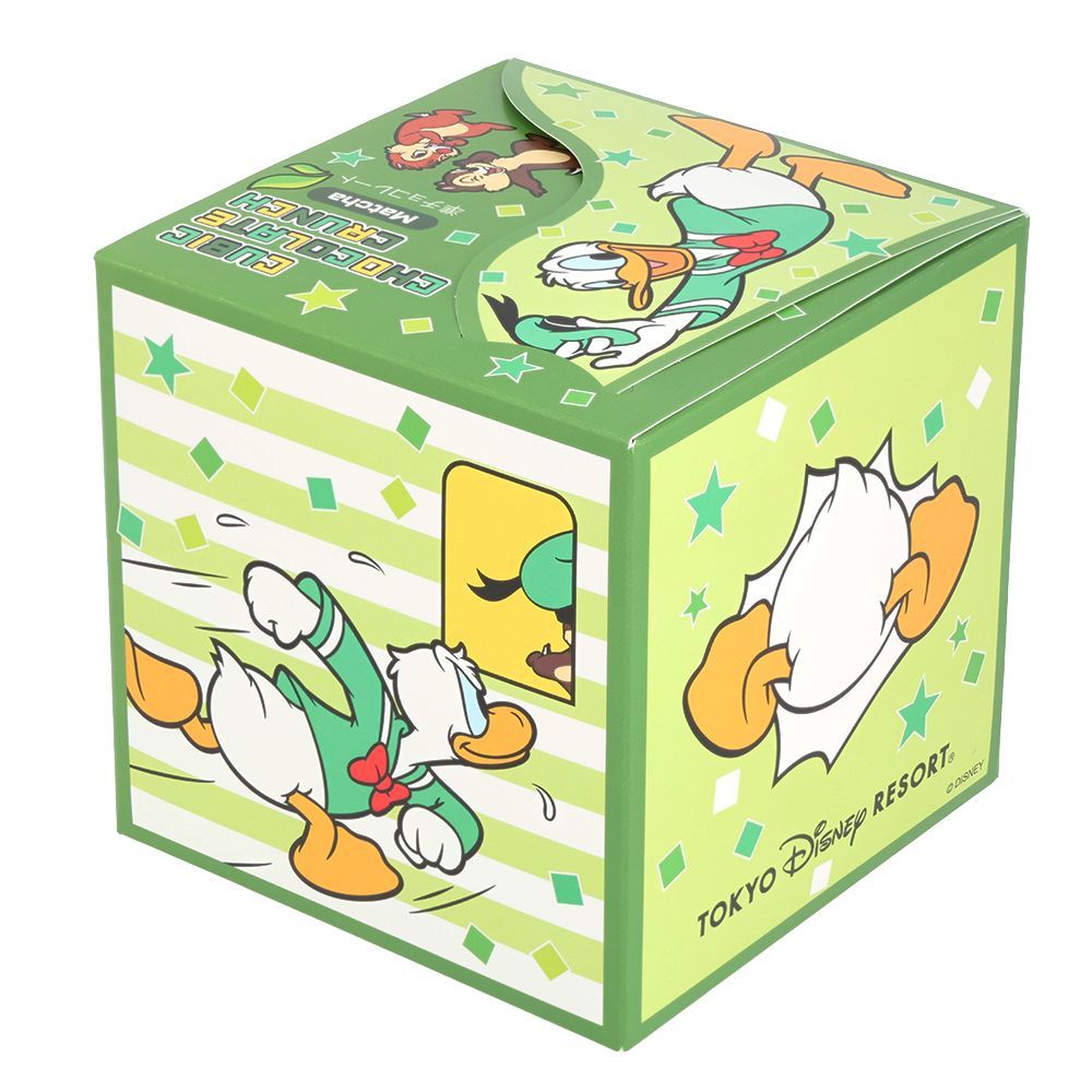 キュービックチョコレートクランチ 紙箱 ドナルド チップ＆デール