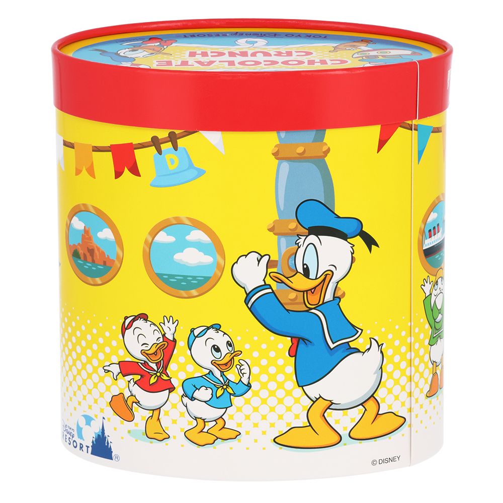 チョコレートクランチ 紙箱 ドナルド チップ＆デール