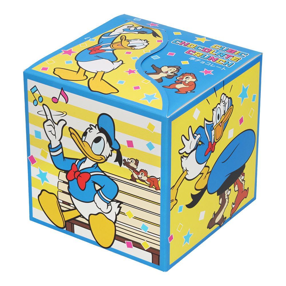 キュービックチョコレートクランチ 紙箱 ドナルド