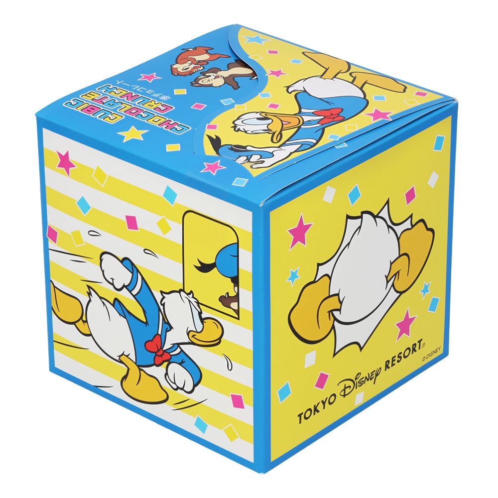 キュービックチョコレートクランチ 紙箱 ドナルド