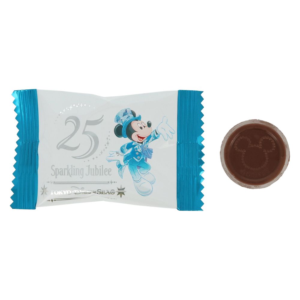 チョコレート缶 ミッキーマウスと仲間たち 東京ディズニーシー25周年 スパークリング・ジュビリー