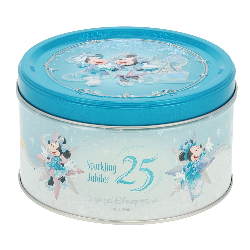 チョコレート缶 ミッキーマウスと仲間たち 東京ディズニーシー25周年 スパークリング・ジュビリー