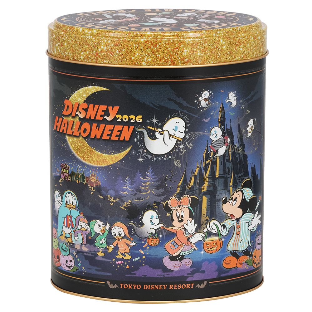 チョコレートクランチ 缶 ミッキーマウスと仲間たち ディズニー・ハロウィーン