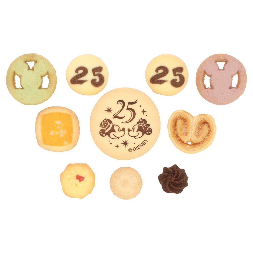 アソーテッド・クッキー 缶 ミッキー ミニー 東京ディズニーシー25周年 スパークリング・ジュビリー