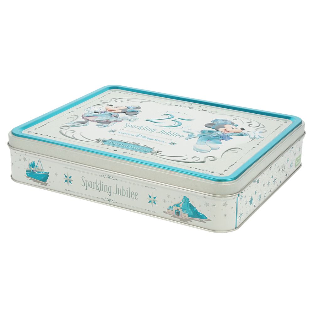 アソーテッド・クッキー 缶 ミッキー ミニー 東京ディズニーシー25周年 スパークリング・ジュビリー