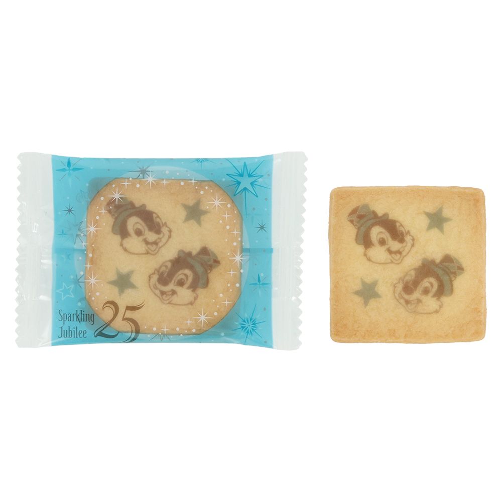 クッキー 紙箱 チップ＆デール 東京ディズニーシー25周年 スパークリング・ジュビリー