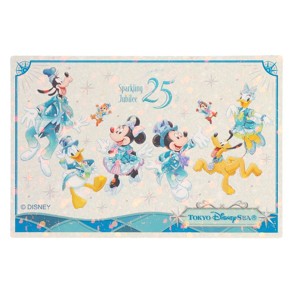 クッキー 紙箱 チップ＆デール 東京ディズニーシー25周年 スパークリング・ジュビリー