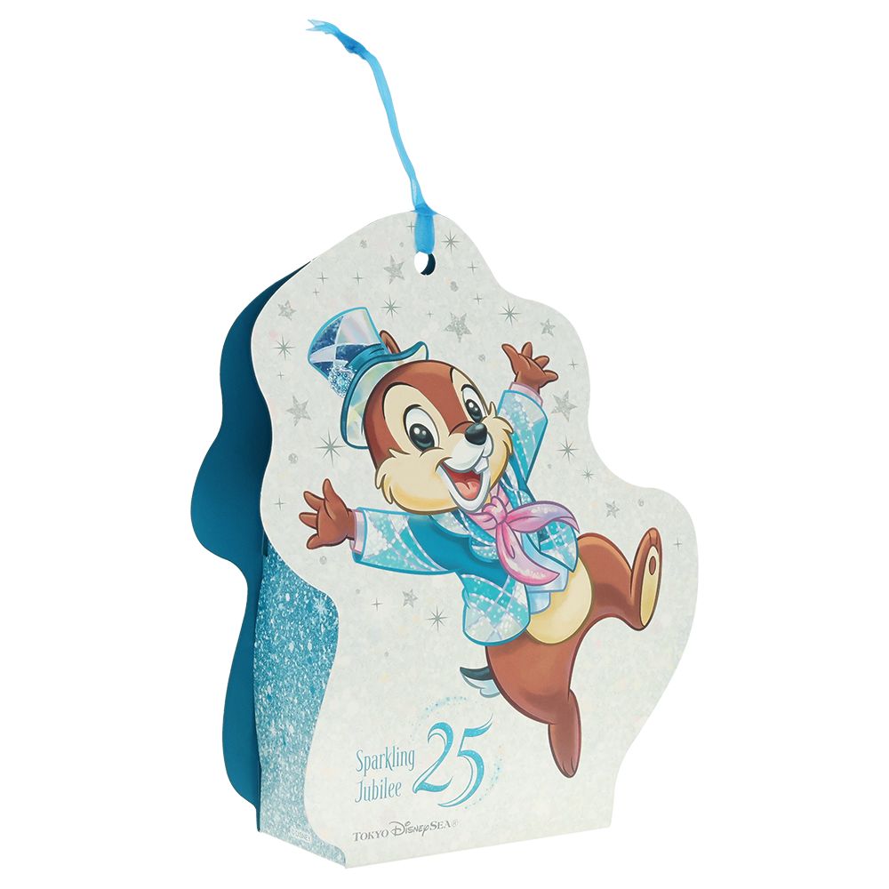 クッキー 紙箱 チップ＆デール 東京ディズニーシー25周年 スパークリング・ジュビリー