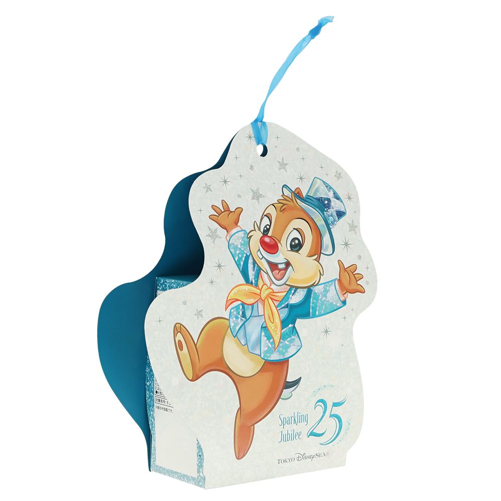 クッキー 紙箱 チップ＆デール 東京ディズニーシー25周年 スパークリング・ジュビリー