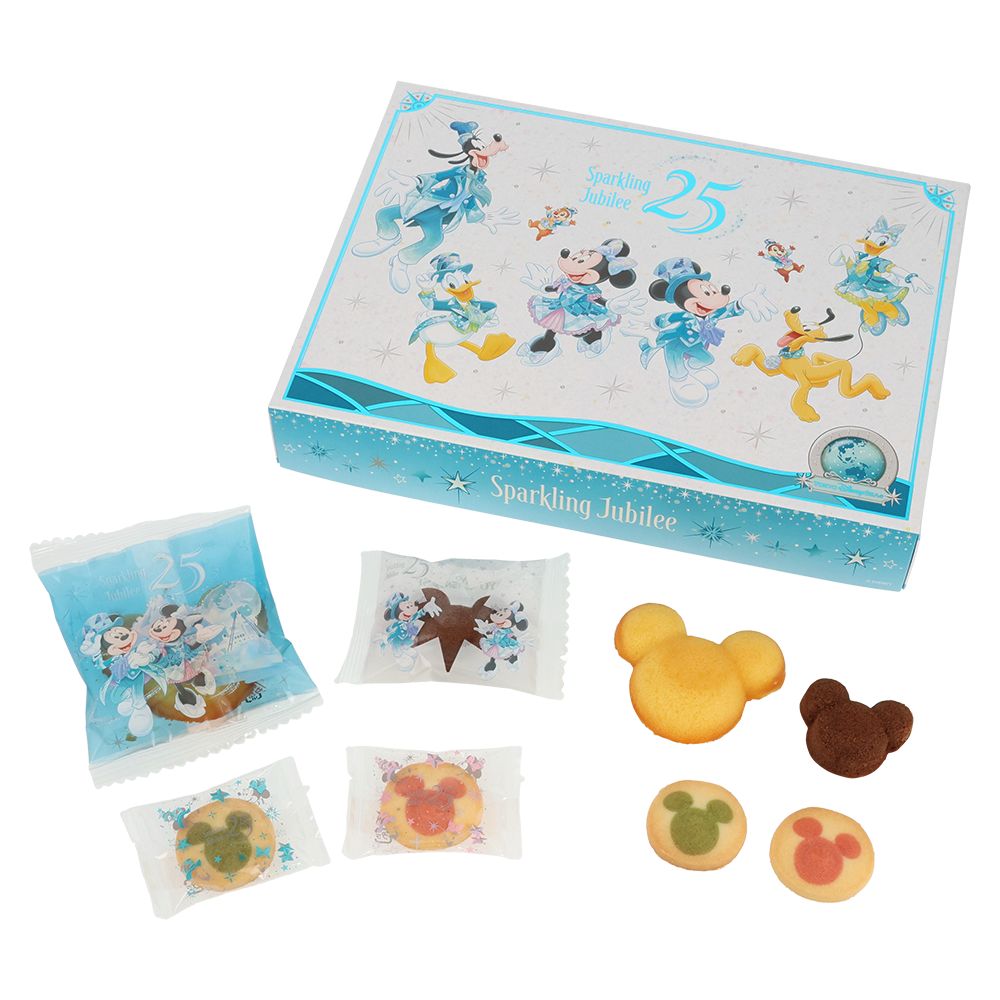 アソーテッド・スウィーツ 紙箱 ミッキーマウスと仲間たち 東京ディズニーシー25周年 スパークリング・ジュビリー