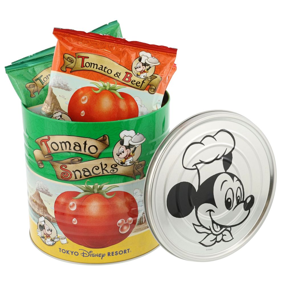 トマトスナック 缶 ミッキーマウス