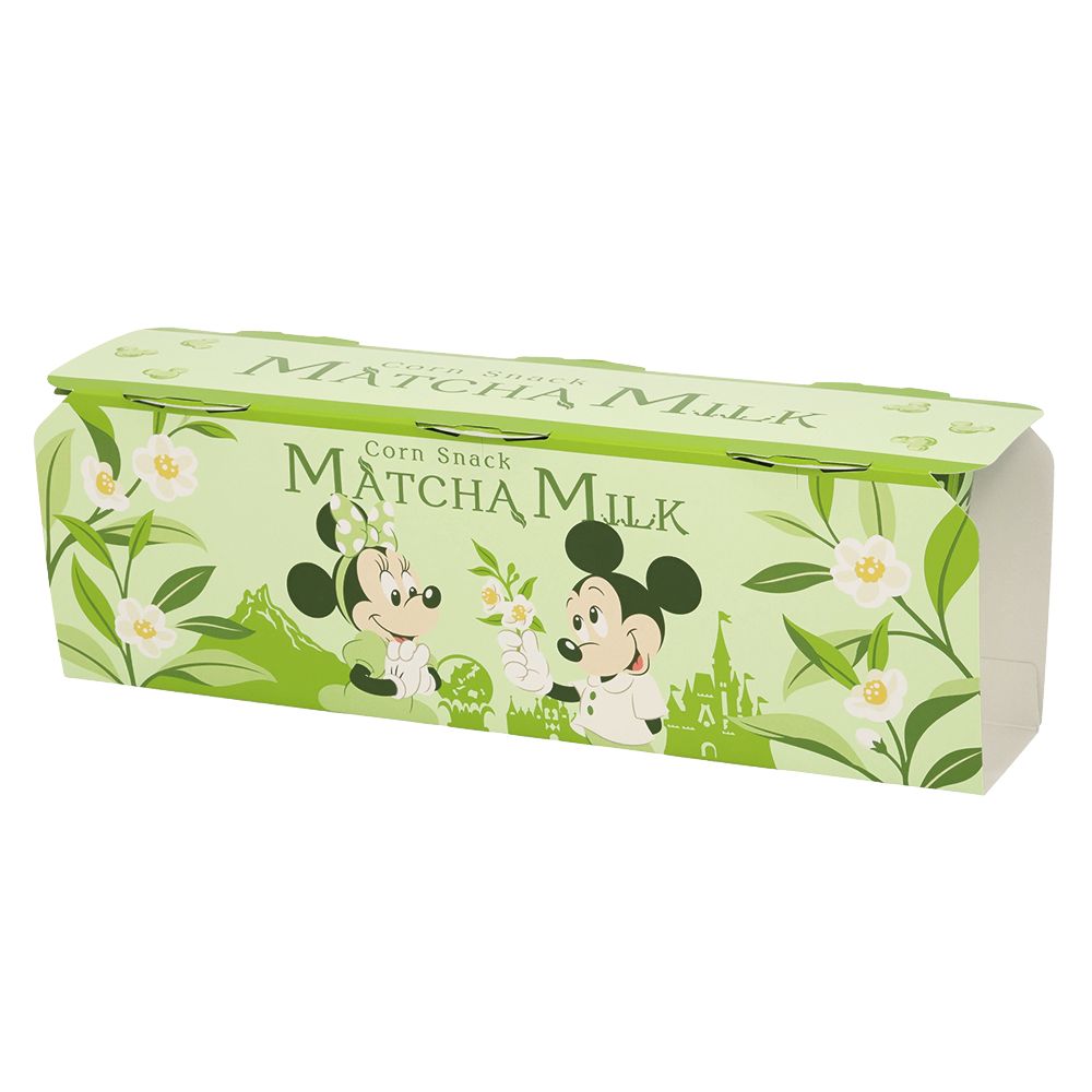 コーンスナック 抹茶ミルク 紙箱 ミッキー ミニー