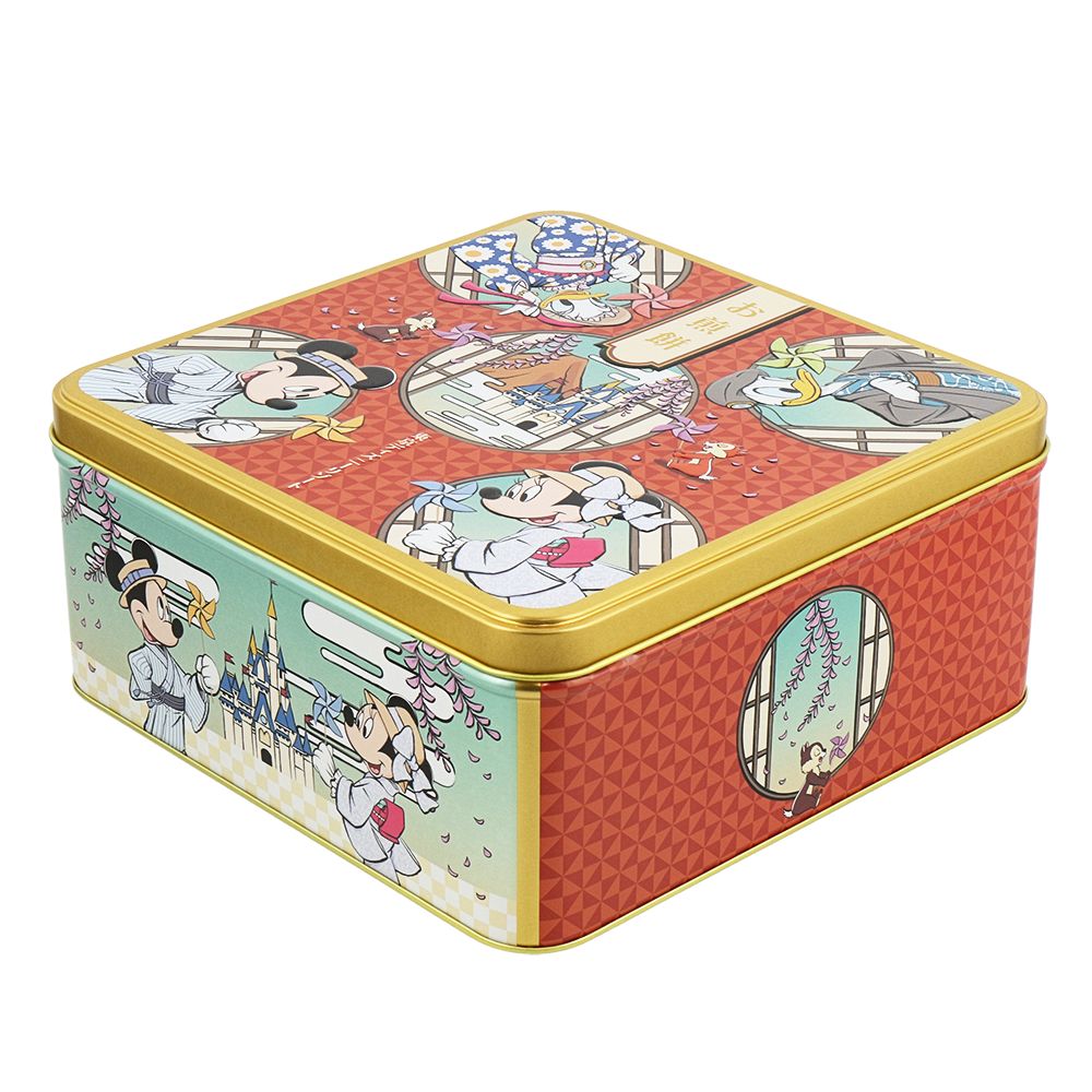 おせんべい 缶 ミッキーマウスと仲間たち