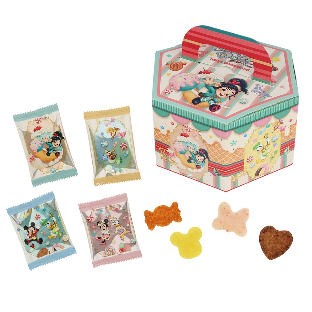 おせんべい 紙箱 ミッキーマウスと仲間たち ディズニー・パルパルーザ ヴァネロペのスウィーツ・ポップ・ワールド