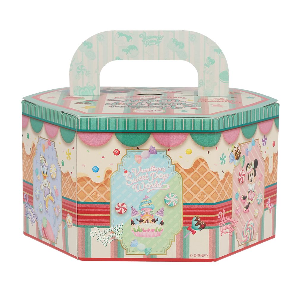 おせんべい 紙箱 ミッキーマウスと仲間たち ディズニー・パルパルーザ ヴァネロペのスウィーツ・ポップ・ワールド
