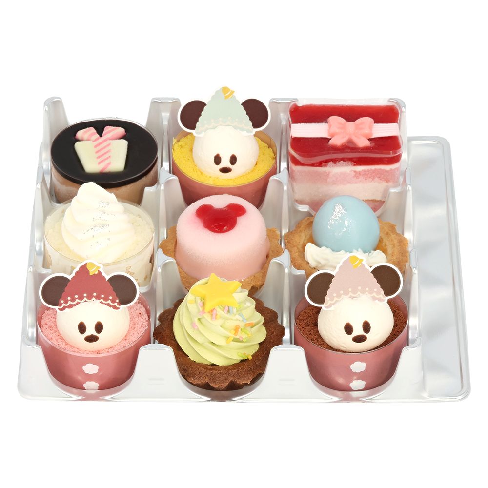 アソーテッド・ミニケーキ 紙箱 ディズニー・クリスマス