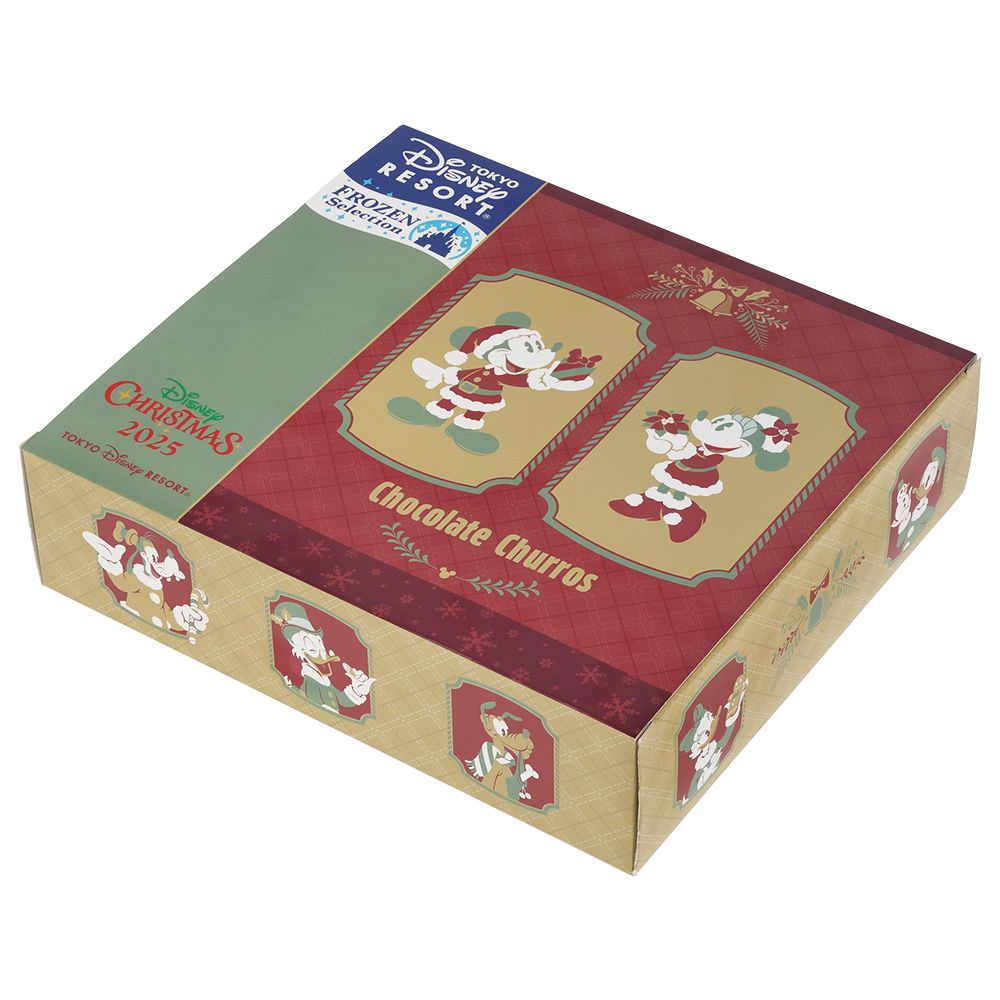 チュロス 紙箱 ミッキーマウスと仲間たち ディズニー・クリスマス