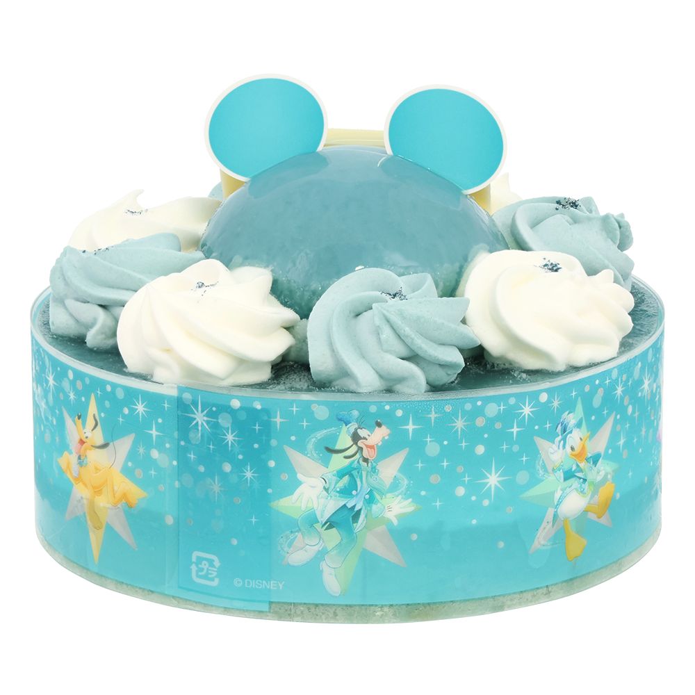 ケーキ 紙箱 ミッキーマウスと仲間たち 東京ディズニーシー25周年 スパークリング・ジュビリー