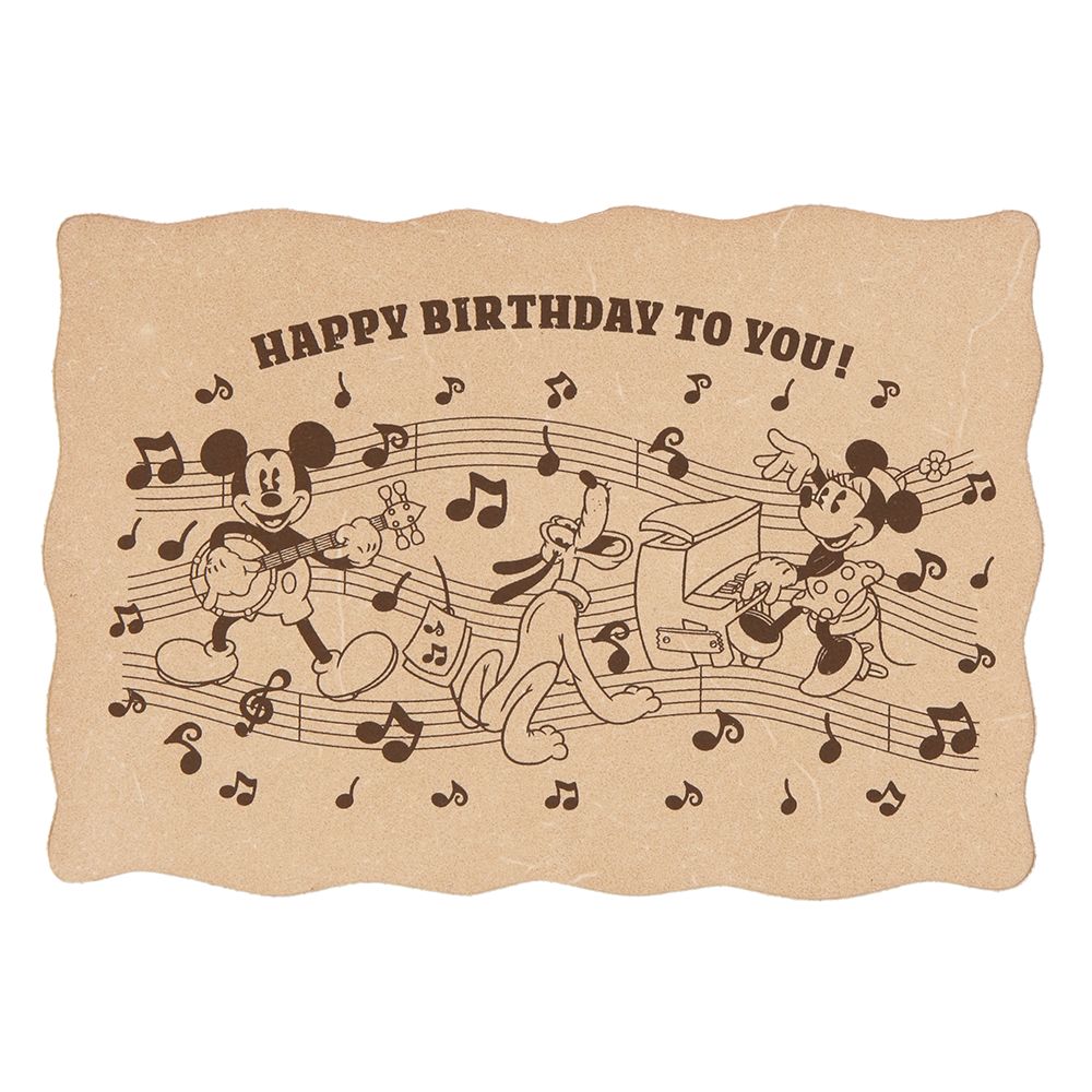 ポストカード ミッキーマウスと仲間たち