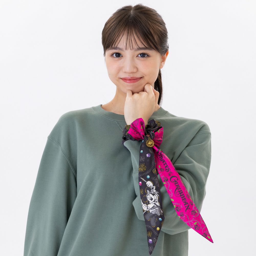 シュシュ リボン付 ミニー