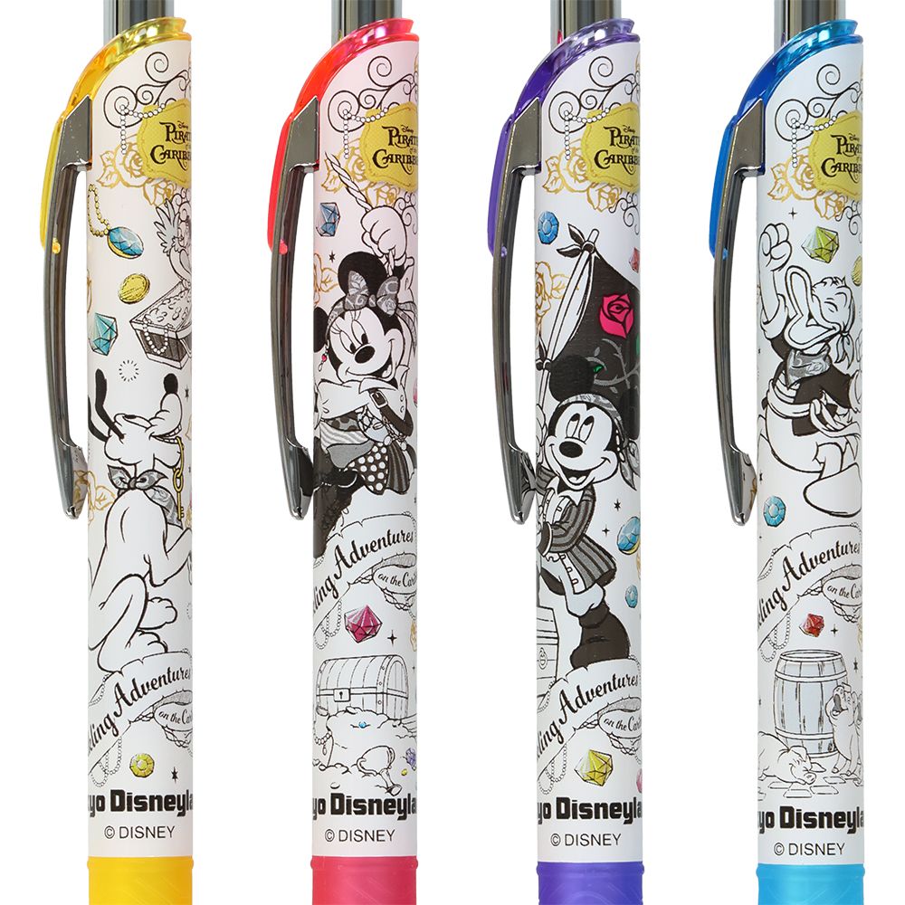 ボールペン〈エナージェル〉黒4本 ミッキーマウスと仲間たち