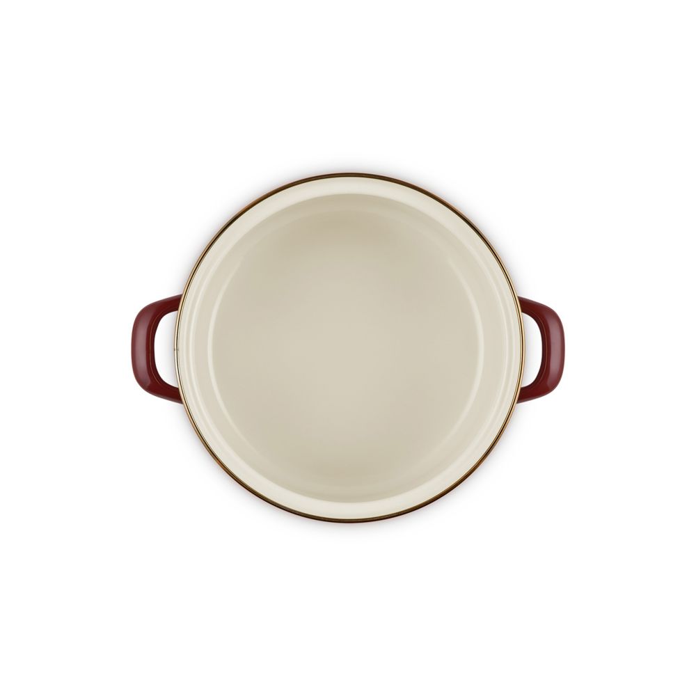 【Le Creuset】ファンタジア/EOS キャセロール 20cm ガーネット(スターツマミ)