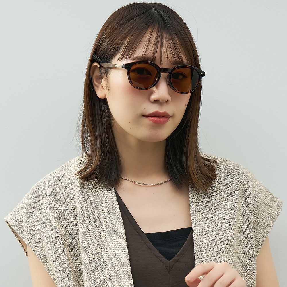 Zoff Disney ドナルド&チップとデール ボストン型 2way サングラス メガネ （偏光機能搭載） フリーサイズ ZA231G37_49A1