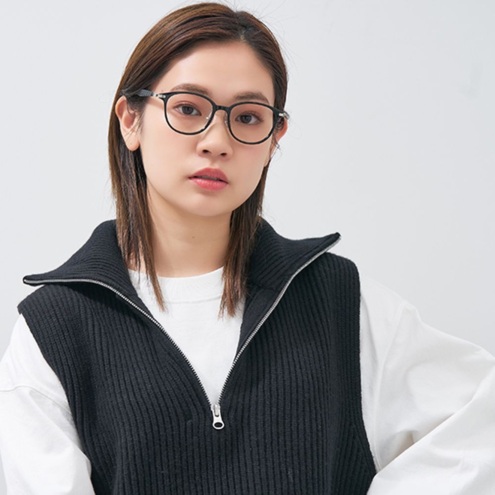 Zoff MICKEY&MINNIE ミッキーマウス ウェリントン型 メガネ くすみパステルカラー フリーサイズ ZC241001_14E1