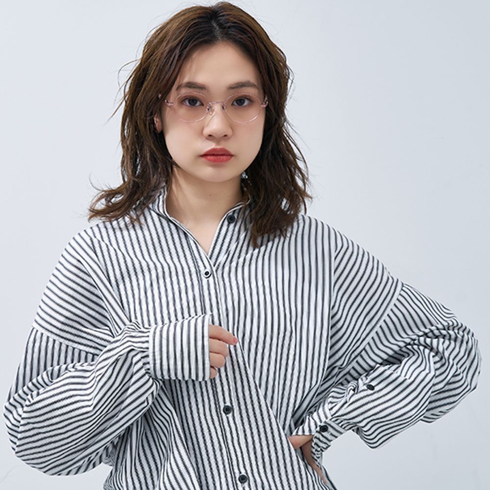 Zoff MICKEY&MINNIE ミニーマウス ラウンド型 メガネ くすみパステルカラー フリーサイズ ZC242002_22F1