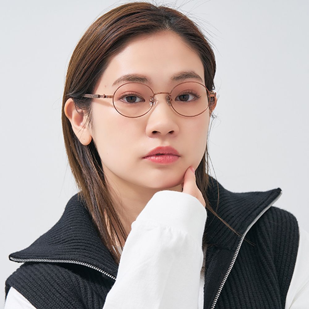 Zoff MICKEY&MINNIE ミニーマウス ラウンド型 メガネ くすみパステルカラー フリーサイズ ZC242002_43F1