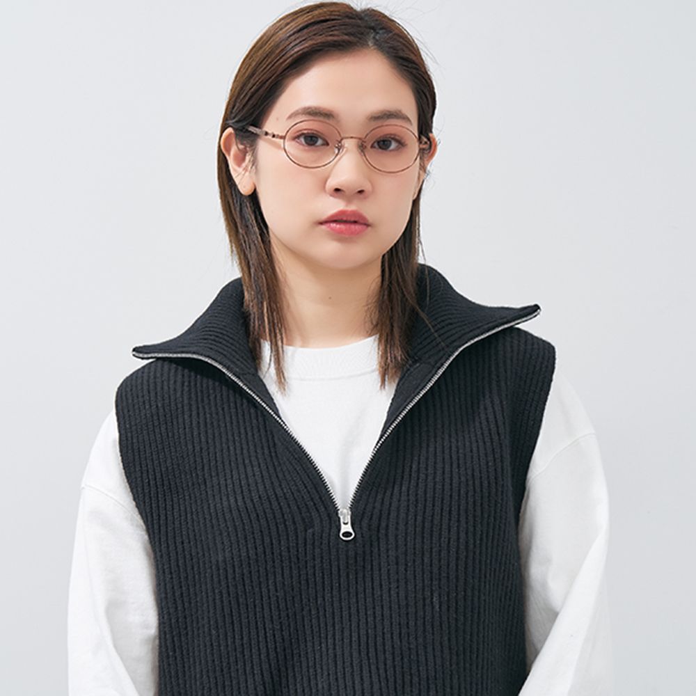 Zoff MICKEY&MINNIE ミニーマウス ラウンド型 メガネ くすみパステルカラー フリーサイズ ZC242002_43F1