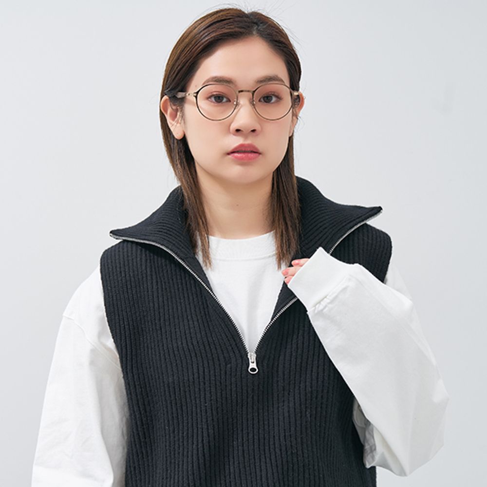 Zoff MICKEY&MINNIE ミッキーマウス ボストン型 メガネ くすみパステルカラー フリーサイズ ZC242004_43E1