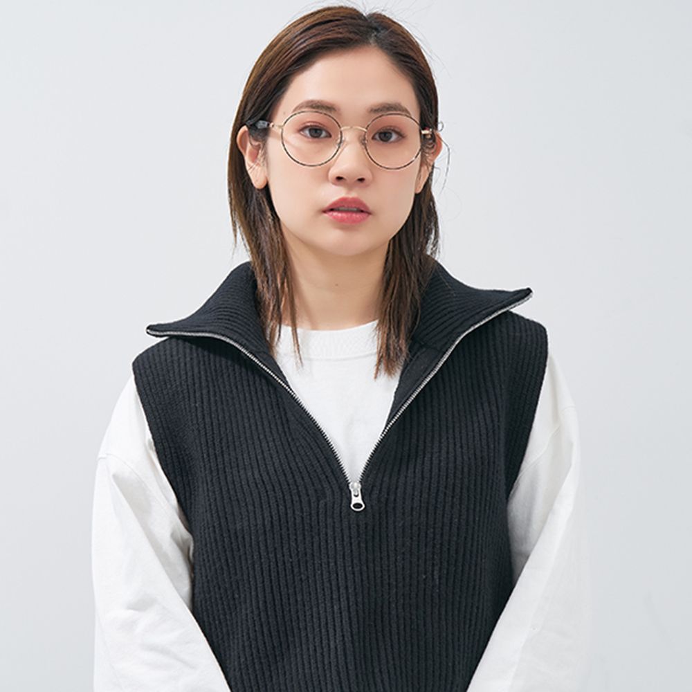 Zoff MICKEY&MINNIE ミニーマウス ボストン型 メガネ くすみパステルカラー フリーサイズ ZC242005_14E1