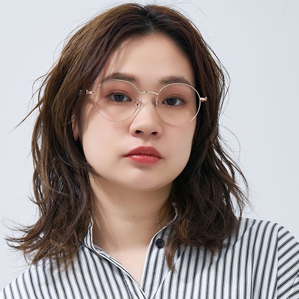 Zoff MICKEY&MINNIE ミニーマウス ボストン型 メガネ くすみパステルカラー フリーサイズ ZC242005_21E1