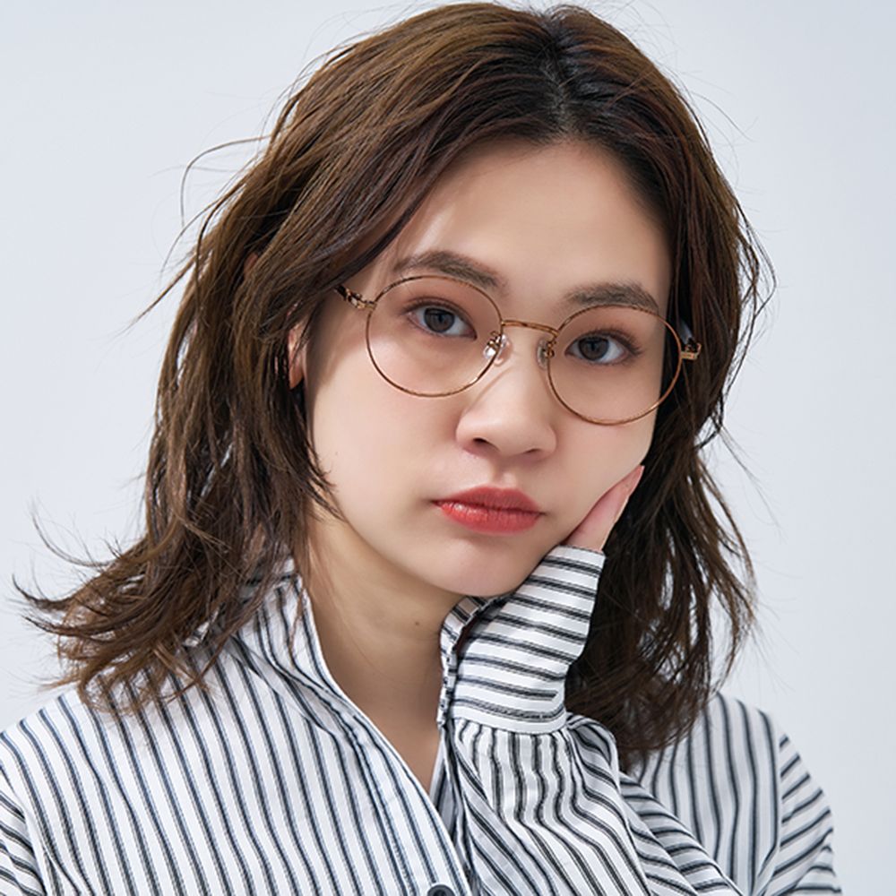 Zoff MICKEY&MINNIE ミニーマウス ボストン型 メガネ くすみパステルカラー フリーサイズ ZC242005_43E1