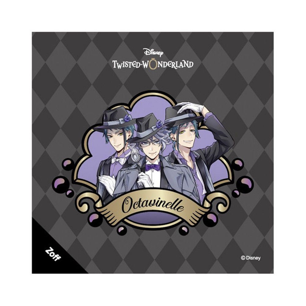 Zoff ディズニー ツイステッドワンダーランド （オクタヴィネル寮モデル） ボストン型 メガネ フリーサイズ ZF242005_80E1