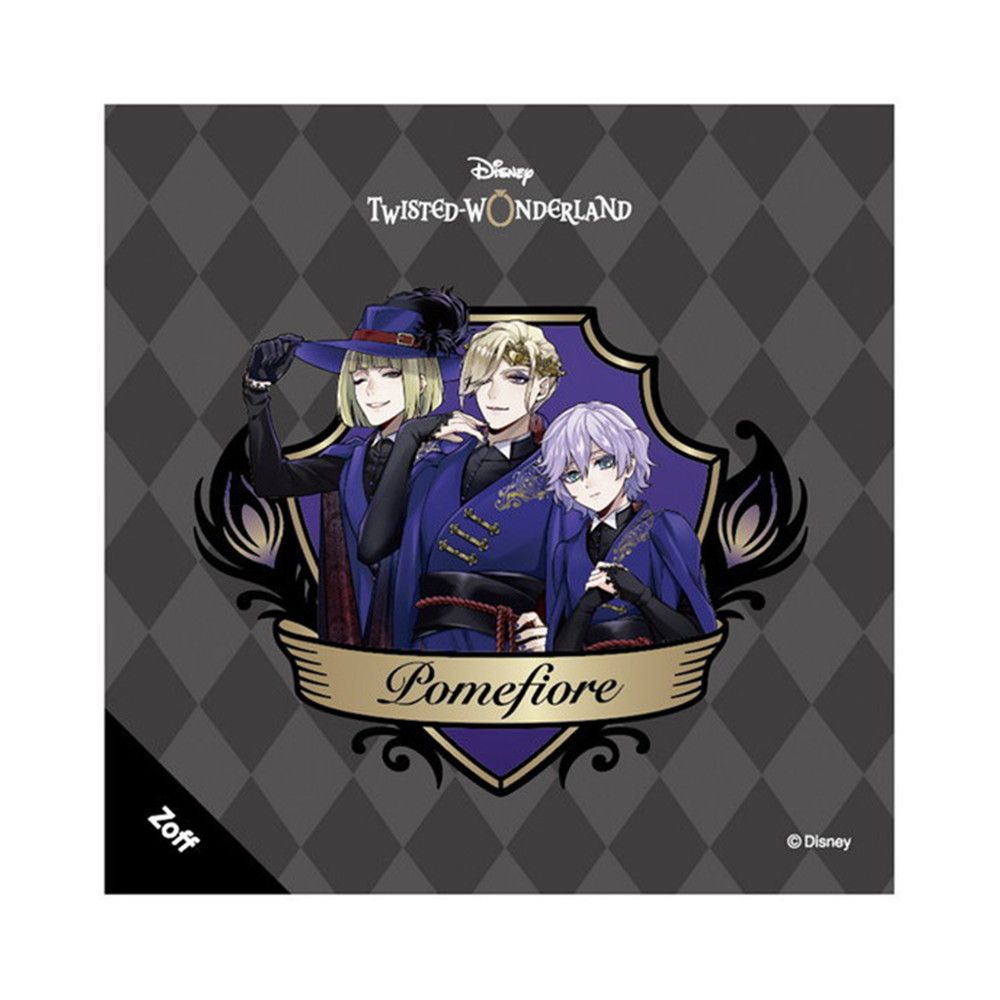 Zoff ディズニー ツイステッドワンダーランド （ポムフィオーレ寮モデル） ウェリントン型 メガネ フリーサイズ ZF242006_44E1