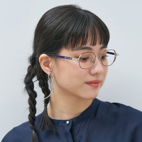 Zoff ディズニー ツイステッドワンダーランド （ポムフィオーレ寮モデル） ウェリントン型 メガネ フリーサイズ ZF242006_44E1