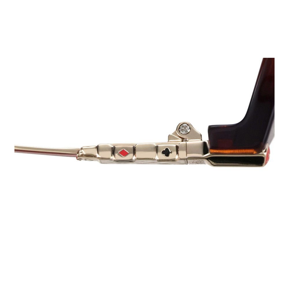 Zoff ディズニー ツイステッドワンダーランド （ハーツラビュル寮モデル） ウェリントン型 メガネ フリーサイズ ZO241007_44A1