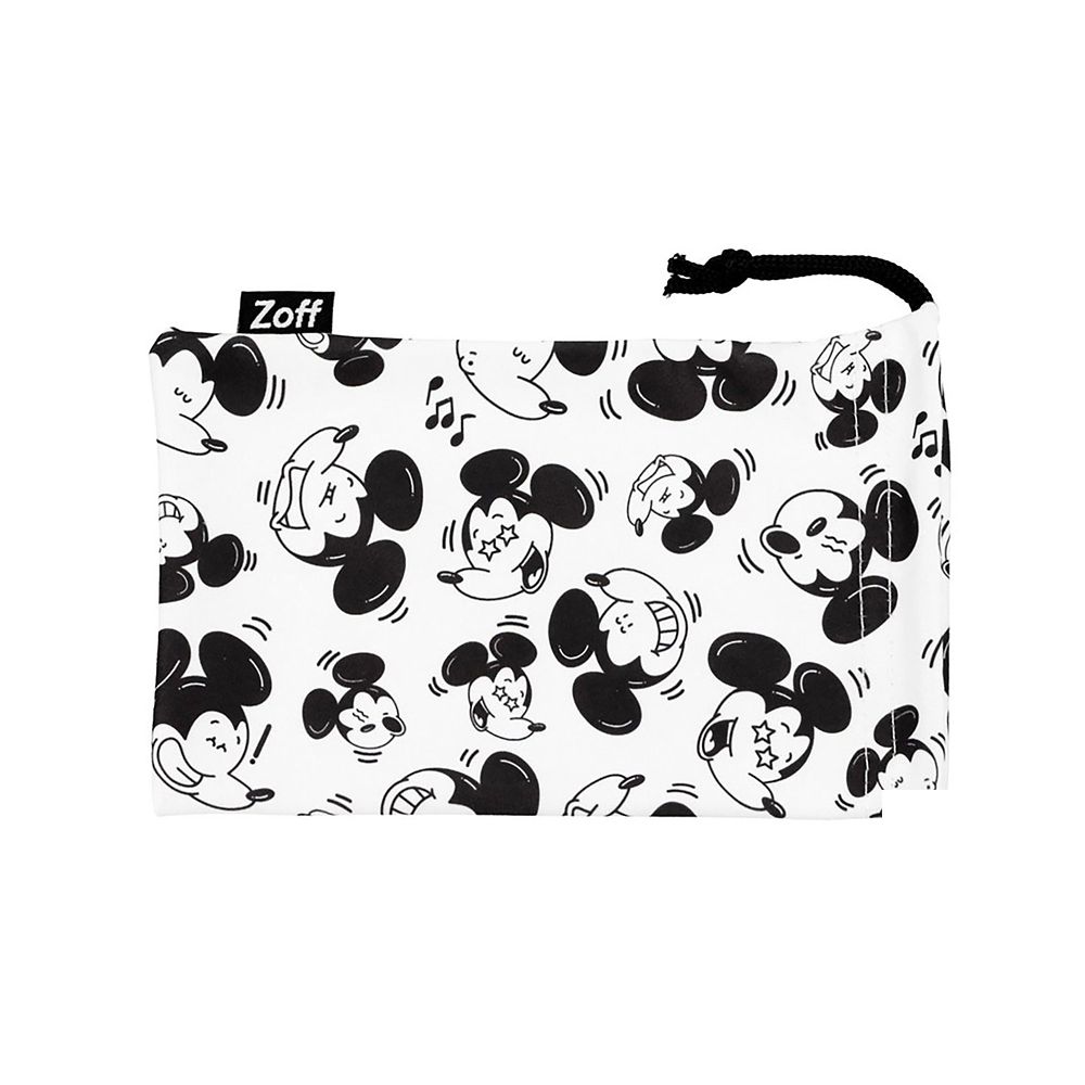 【数量限定】Zoff ミッキーマウス BE@RBRICK ウェリントン型 サングラス (オリジナルフィギュアセット) フリーサイズ UVカット 紫外線対策 ベアブリック ZA251G04_14E1