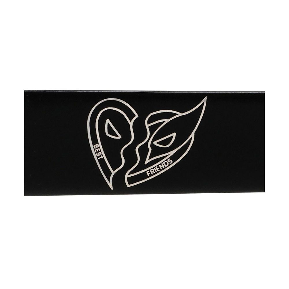 Zoff｜MARVEL COLLECTION デッドプール & ウルヴァリン  ウェリントン型 メガネ｜伊達メガネ 度付き（レンズ交換券付き） ユニセックス フリーサイズ  ZC252011_14F1