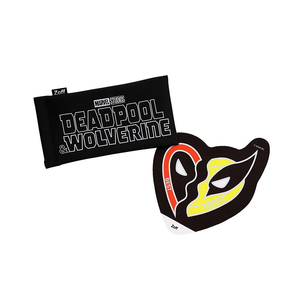 【WEB限定】Zoff｜MARVEL COLLECTION デッドプール & ウルヴァリン 【デッドプール モデル】 ボストン型 サングラス｜ラバーテンプル ズレ落ち防止｜紫外線対策 UVカット｜ユニセックス フリーサイズ ZY252G13_14F1