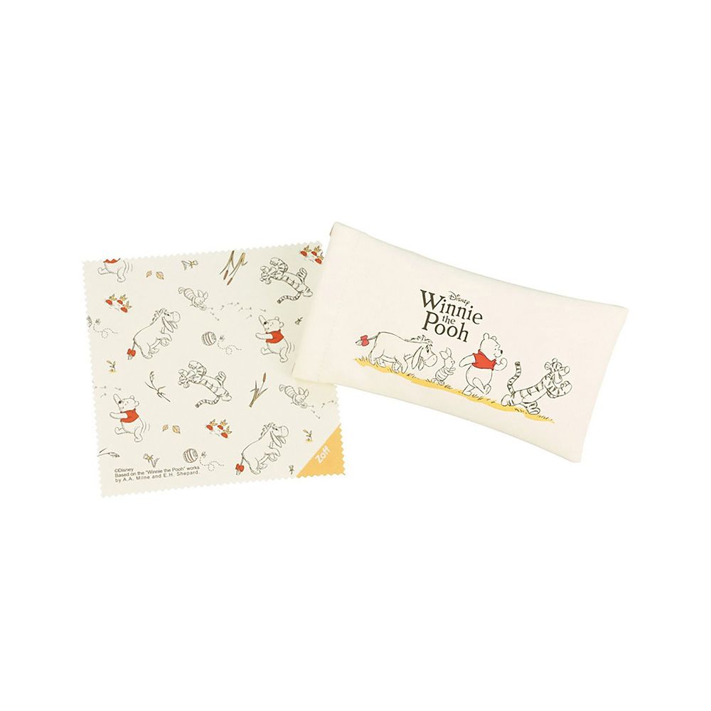 Zoff くまのプーさん【プーと100エーカーの森 モデル】ウェリントン型 メガネ｜伊達メガネ 度付き (レンズ交換券付き) フリーサイズ  ZY262004_43F1